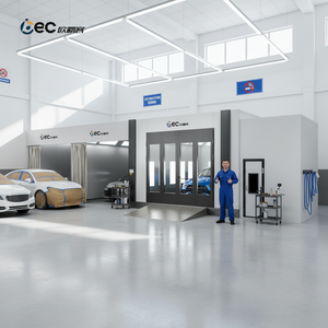 Cabine <span class=keywords><strong>de</strong></span> <span class=keywords><strong>peinture</strong></span> automobile avec <span class=keywords><strong>station</strong></span> <span class=keywords><strong>de</strong></span> préparation et salle <span class=keywords><strong>de</strong></span> mélange, éclairage LED, capacité <span class=keywords><strong>de</strong></span> cuisson, cabine <span class=keywords><strong>de</strong></span> pulvérisation pour la <span class=keywords><strong>peinture</strong></span> automobile - Product Image 1