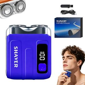 Mini Afeitadora 0728 que Ahorra Espacio, Recortadora de Barba Multiusos para el Afeitado Diario Facial Masculino en el Hogar - Product Image 2