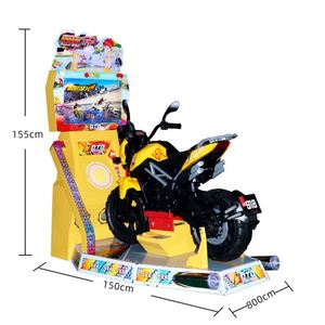 Machine de course d'arcade commerciale de haute qualité, moto de course ludique pour enfants, machine de divertissement à monnayeur pour entrée de supermarché - Product Image 6