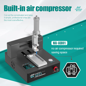 เครื่องจ่ายกาวอัตโนมัติ รุ่น <span class=keywords><strong>Nasan</strong></span> NA-AD01 พร้อมระบบระบายความร้อน สำหรับติดกาวกรอบโทรศัพท์และกระจกหลัง พร้อมชุดแม่พิมพ์ครบชุด - Product Image 5
