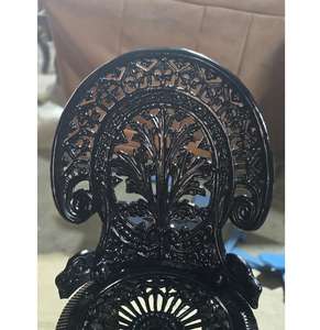 Conjunto de Muebles de Jardín Modernos de Metal, Resistentes al Agua, para Patio, Comedor, de Aluminio Fundido - Product Image 4