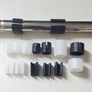 Patins de protection antidérapants pour pieds de chaise en plastique, noirs et blancs, tailles 10mm, 15mm, 20mm - Product Image 1