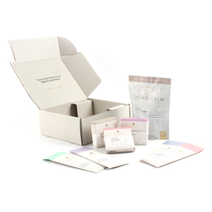 Luxus elegante Premium weiße Kraft Kunst papier Mini kleine Weihnachten Schokolade Pappe Verpackung <span class=keywords><strong>Box</strong></span> Versand - Product Image 4