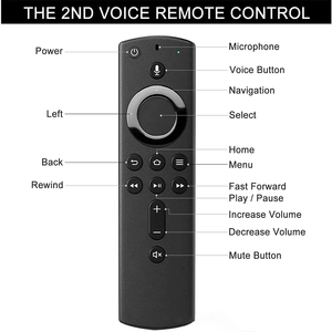 Boxput L5B83G L5B83H XMRM-006ทีวีไฟสมาร์ททีวีเสียงทดแทนรีโมทคอนโทรลสำหรับ mazon ทีวีไฟรุ่น3rd 4K MAX Lite <span class=keywords><strong>Cube</strong></span> - Product Image 2