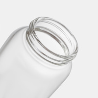Gobelet en verre borosilicate de haute qualité avec bouchon à vis, isolé, anti-fuite, réutilisable, design moderne pour le thé et le café (vente en gros)