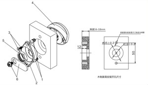 9541 <span class=keywords><strong>3</strong></span> chữ số bảo mật cao Hợp kim kẽm kết hợp số khóa với mã tìm Pin - Product Image 6
