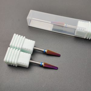 Brocas de Carburo de Tungsteno Profesionales de Alta Calidad, Tipo <span class=keywords><strong>Tornado</strong></span> M, Color Morado, Personalizables con Logotipo - Product Image 2