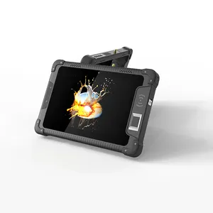 En iyi kalite 8 inç endüstriyel Tablet bilgisayar Ip68 sınıf su geçirmez 4g Lte kapasitif dokunmatik ekran Android11.0 sağlam Tablet Pc