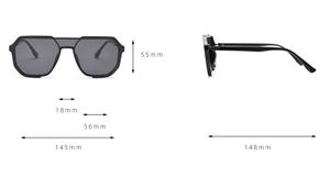 New Net Red One Polarized Sunglasses for Men and Women High Quality <strong>Lens</strong> with Blue White Gold Frames Thin Ins Driver Glasses - Product Image 4