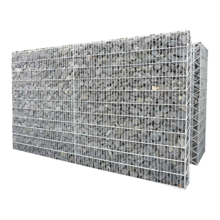 China Factory Galvanized Welded Rock Gabion Basket Garden Beautiful