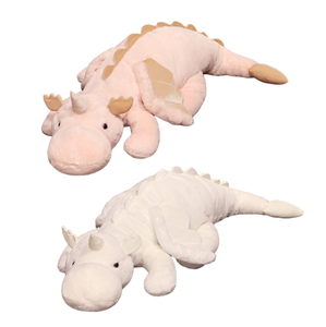 Jouets en peluche Dragon volant ciel mignon gros dinosaure blanc rose <span class=keywords><strong>poupée</strong></span> en peluche enfants confort de sommeil oreiller poupées de <span class=keywords><strong>chiffon</strong></span> - Product Image 1