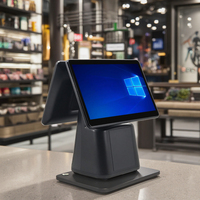 Bel ordinateur de caisse POS à écran tactile pour l'utilisation de la caisse enregistreuse au point de vente