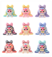 Figurines d'ornement 3D Fariy, miniatures de jardin, décoration de la maison, jouets pour enfants, figurine de lapin en peluche, bricolage, boîte mystère surprise porte-bonheur