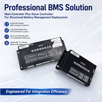 BMS modulaire haute tension pour batterie au lithium ECBMS 224S EC-HV-MC1+EC-HV-SC13+écran LCD 4,3 pouces CAN RS485, épaisseur de cuivre 1 oz
