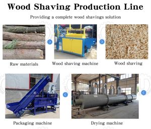 Machine automatique à copeaux de bois pour litière animale, épaisseur réglable, haute production, pour chevaux, poulets, lapins, élevages. - Product Image 5