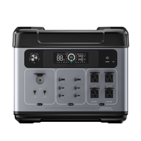 Centrale électrique portable 2200W 2048WH MPPT Port RV à onde sinusoïdale pure pour panneau solaire voiture LED EU 1000W 1200W démarrage d'urgence extérieur