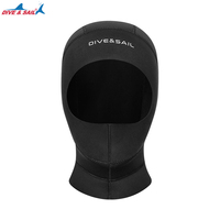 DIVE&SAIL Super Stretch 3mm CR Neoprene Diving Hood Water Sports Cold Proof Hat Keep Warm Spearfishing Snorkeling Diving Hoods