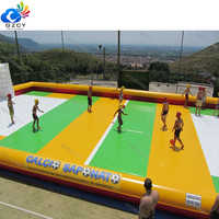 Gonflable de haute Qualité De Terrain De Football De Savon Gonflable Terrain De Football sur Offre Spéciale