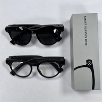 Gafas Inteligentes con Marco Negro y Tecnología IA 2026, Grabación de Fotos HD 1080P, Resistentes al Agua IP68, Control Táctil/Botón para Llamadas, Batería de 290 mAh