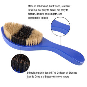 Brosse à cheveux à poils de sanglier doux Curve avec manche en bois Ionic et Paddle Vent Feature Compact <span class=keywords><strong>360</strong></span> Wave <span class=keywords><strong>Brush</strong></span> - Product Image 4