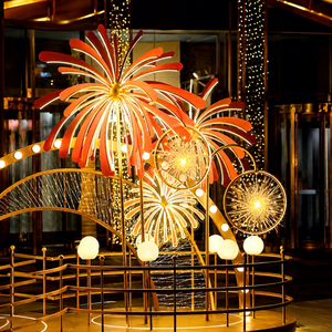 Outdoor LED Firework Tree Motif <b>Light</b> Commercial Landscape Decoration for Park Plaza - Product Image 1