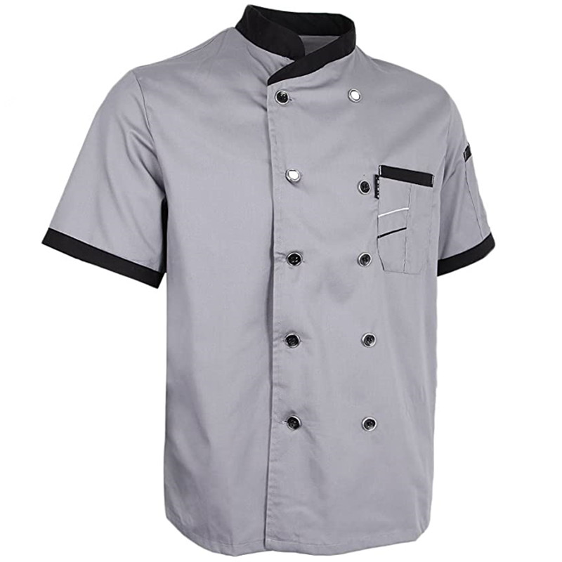 Wholesale Unisex Sleeve Chef Jacket with Chef Uniform for Restaurant