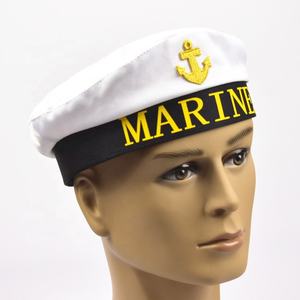 Морская шляпа унисекс из полиэстера с принтом «Жасмин и Падди» от фабрики Манву, белая, с надписью, для взрослых, декоративная - Product Image 2