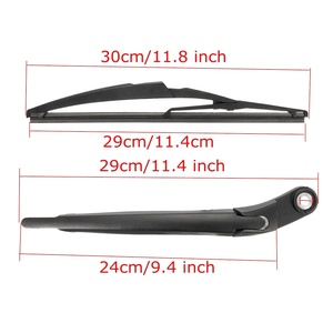 Spazzola Tergicristallo Posteriore Nera per <span class=keywords><strong>Nissan</strong></span> <span class=keywords><strong>Micra</strong></span> March Hatchback 2018-2021, Ricambio Lama Tergicristallo 16 Pollici - Product Image 1