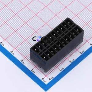 DB2EVHB-3.5-2*10P-BK Plug-in Terminal Block Through hole,P=3.5mm Connector Board-to-Board / Socket - Closed 2x10P 3.5mm Black - Product Image 1