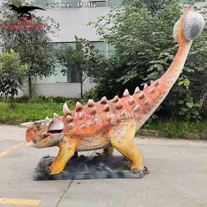 Grande dinosauro animatronic del paesaggio del modello del dinosauro fatto a mano reale robotico per l'esposizione