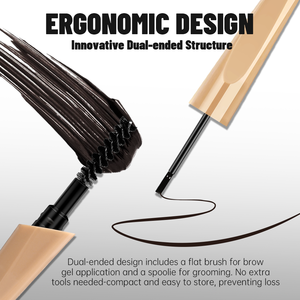 Venta al por mayor de secado rápido que no se desvanece tatuaje Peel Off tinte de cejas OEM/ODM <span class=keywords><strong>Gel</strong></span> de cejas de Color Natural resistente al agua de larga duración con cepillo - Product Image 4