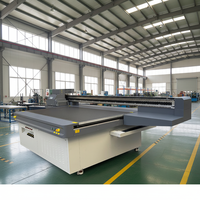 Mesin Printer UV Inkjet Flatbed Terbaik untuk Format Besar, Cocok untuk Koper, Karpet, Logam, Plastik, Kayu, Dilengkapi Kamera Visual CCD