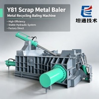 Presse à balles horizontale hydraulique personnalisée OEM pour le recyclage des déchets métalliques, des coques de voitures et de l'aluminium, certifiée CE
