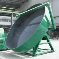 Machine de granulation à disques pour la production de granulés d'engrais organique et de compost