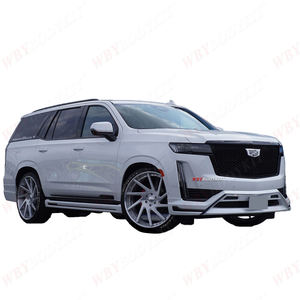 2020 עבור הסלמה cadillac האפס ערכות גוף חזית צד ספוילר אחורי עם דוושה חשמלית הרכבה ספוילר כנף מכונית bumpers - Product Image 2