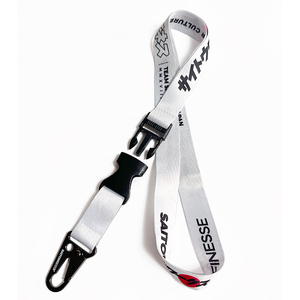 Lanyard Personalizado con Logotipo, Estilo Japonés, <span class=keywords><strong>de</strong></span> Lujo, Sublimado, con Gancho Blanco Resistente, Mosquetón Táctico, Llavero - Product Image 1