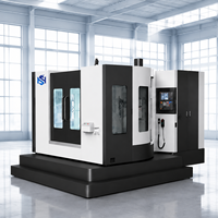 Machine de fraisage horizontale CNC à haute rigidité avec broche BT50 pour la production continue de pièces de précision