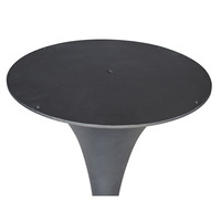 Noir Rond Intérieur Trompette Saarinen Tréteau Table Bases