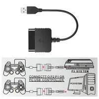 Adaptador USB para Sony PS2 a PS3, Convertidor de Video para PC, Controlador de Juegos, Joypad, GamePad, Accesorios para Videojuegos de PC