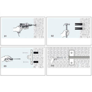 Étagère murale de rangement de cuisine en acier inoxydable EE138, égouttoir à vaisselle et support de rangement combiné, vente en gros - Product Image 4