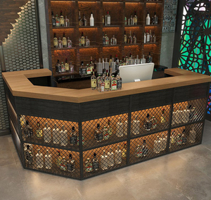 Bureau d'accueil artistique en FRP de luxe, personnalisé pour la décoration artistique du hall de villa - Product Image 4