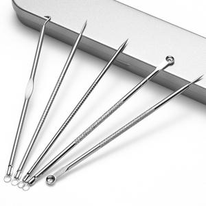 Pimple Popper <strong>Tool</strong> Blackhead Remover <strong>Tools</strong> Lancet Needle Kit Professional Facial <strong>Milia</strong> <strong>Removal</strong> Blackhead Extractor <strong>Tool</strong> - Product Image 5
