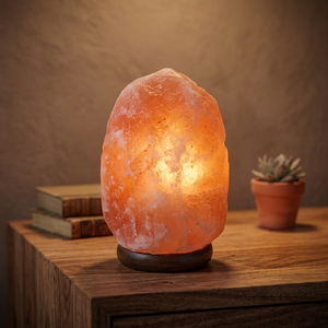 Lámpara de Sal Rosa del Himalaya 100% Pura, Tallada a Mano, Sal Natural Demaro, Impermeable, Decoración para Bodas y Festividades, Regalo - Product Image 1