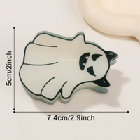 Halloween Neujahr Ostern Leuchtende Plastik-Geister-Kürbis-Haarklammer Niedliche Lustige Hai-Haarspange Weibliche Haaraccessoires