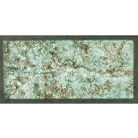 DCT SL-CC113 Plaque de quartz souple en pierre artificielle technique Turquoise Nuageux, moderne, écologique et de luxe, pour salles de bain, chambres et salles à manger