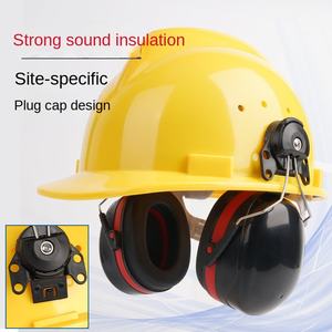 <span class=keywords><strong>Casque</strong></span> <span class=keywords><strong>de</strong></span> sécurité <span class=keywords><strong>de</strong></span> <span class=keywords><strong>chantier</strong></span> pliable certifié ANSI en matériau ABS, avec protège-oreilles insonorisants 36 dB, protection industrielle du travail - Product Image 2