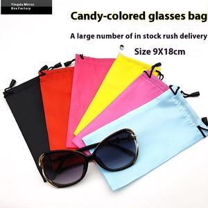 Bolsa negra para gafas de sol ecológica al por mayor con funda de tela de bolsillo para teléfono móvil para almacenamiento de gafas Logotipo de impresión personalizado para esquiar - Product Image 3