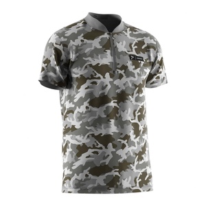 Chemises polo à manches courtes de qualité supérieure, col zippé - Product Image 3