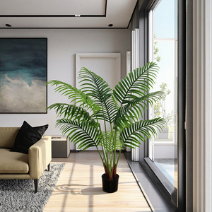 Màu xanh lá cây scape thân thiện với môi nhân tạo Bonsai Hoàng Gia cọ nhân tạo thực vật cây cọ cho trang trí trong nhà - Product Image 1