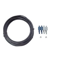 Kabel serat optik plastik, serbaguna kabel serat ringan, fleksibilitas kekuatan tinggi, kabel Fiber optik pilihan